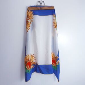 Anne Klein Sunflowers Vintage Silk Like New Scarf